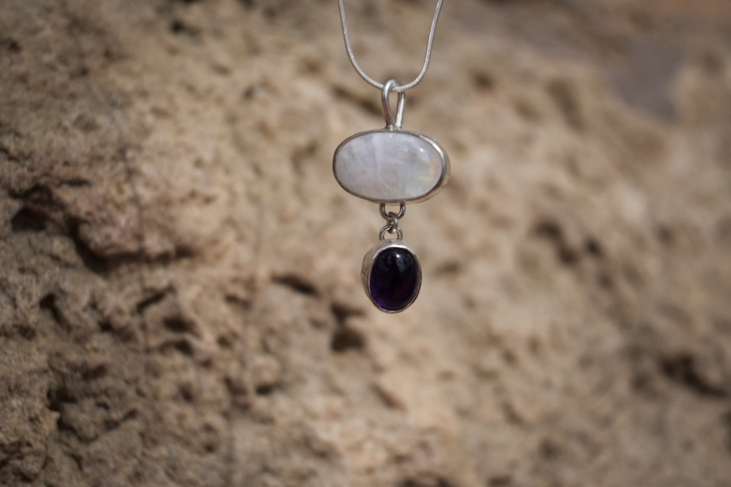 Piedra de Luna y Amatista