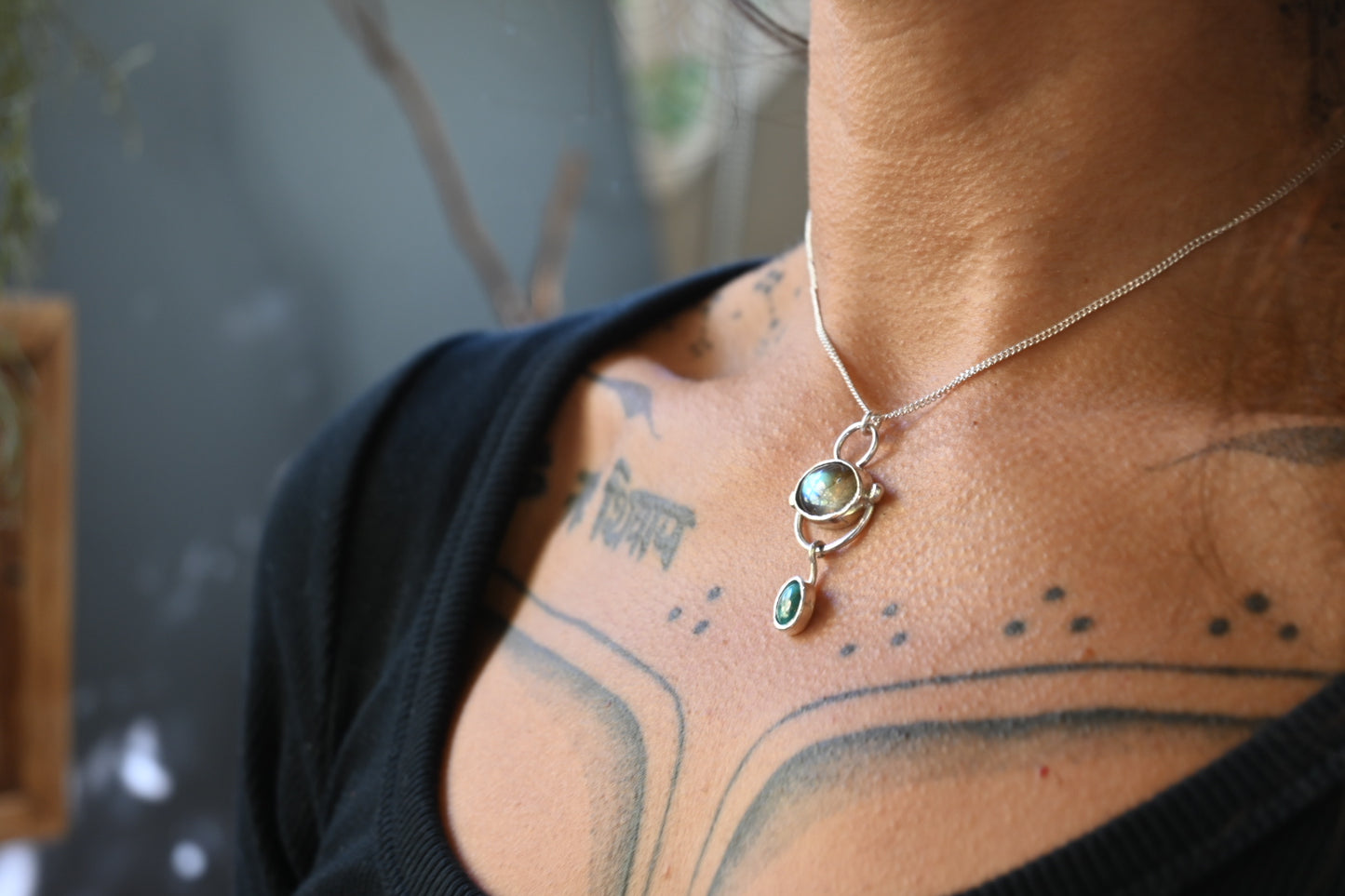 Labradorita y Turqueza