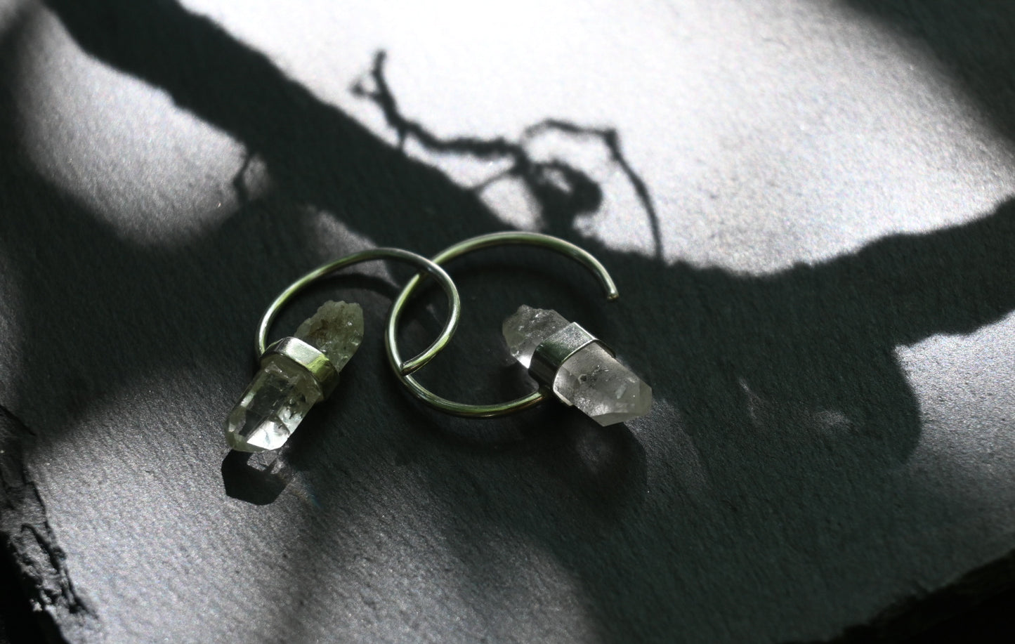 Pendientes cuarzo