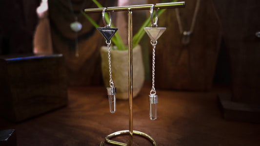 Triangulo Cuarzo pendientes