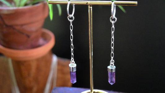 Amatista cadena Gruesa