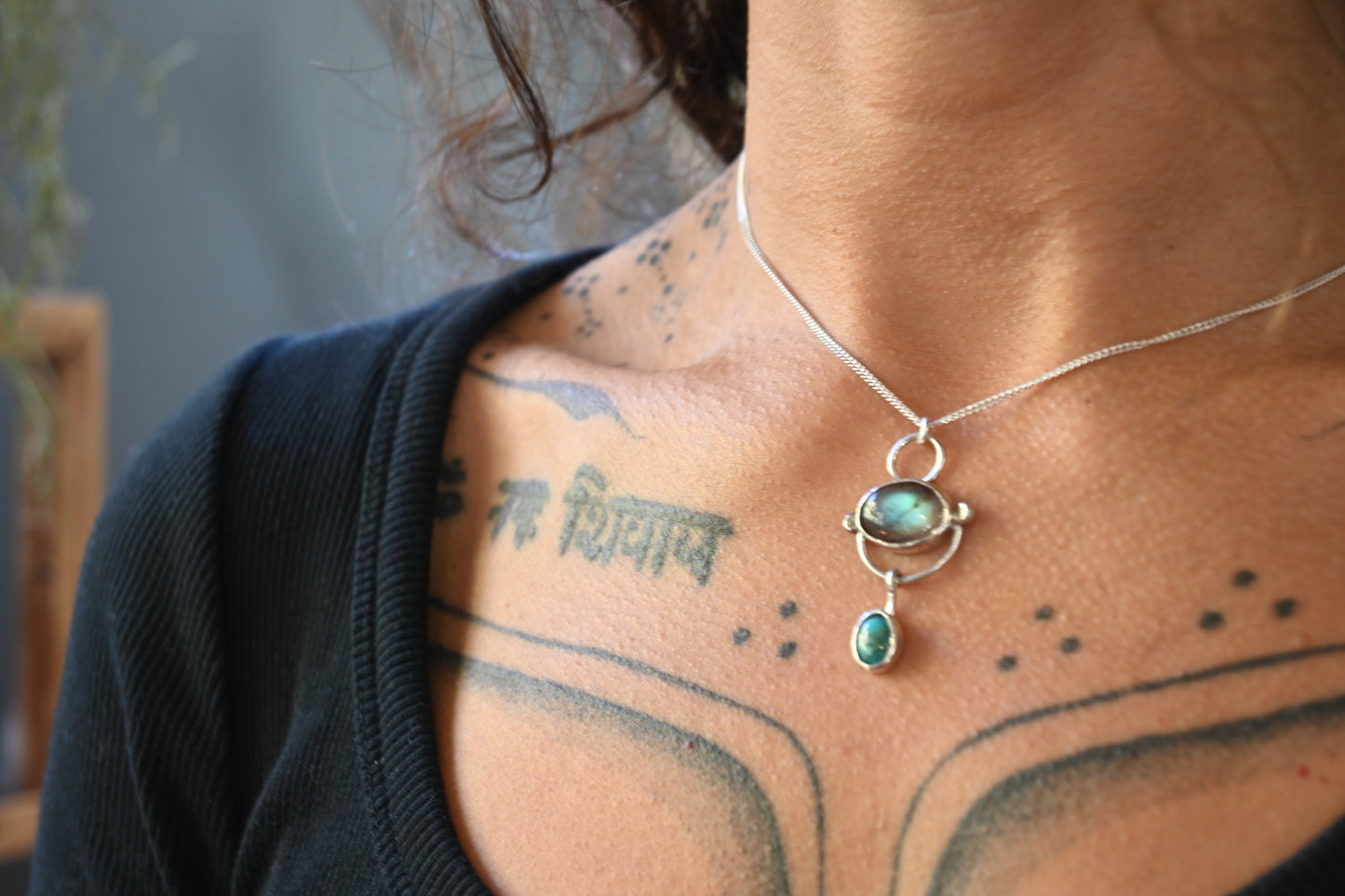 Labradorita y Turqueza