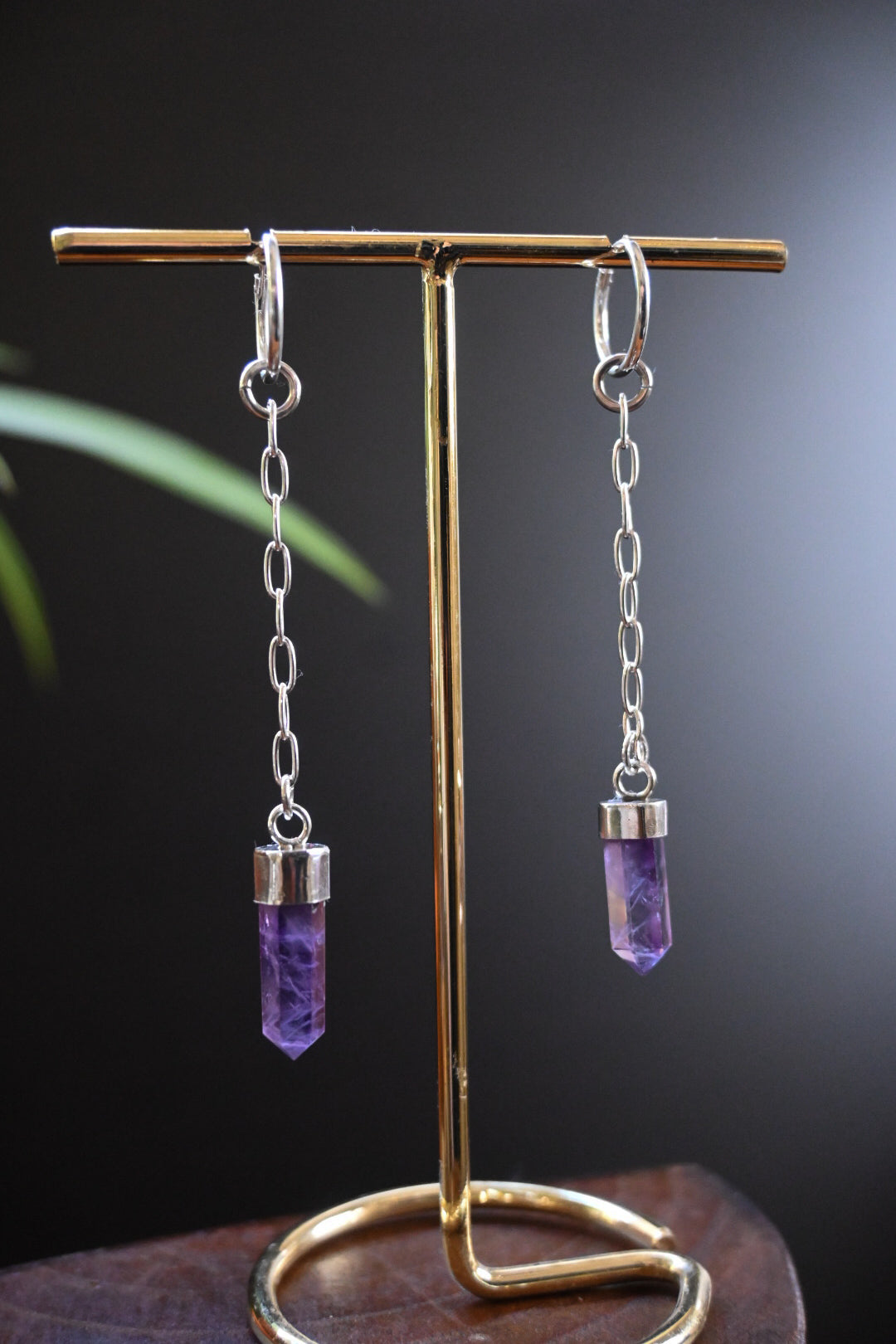 Amatista cadena Gruesa