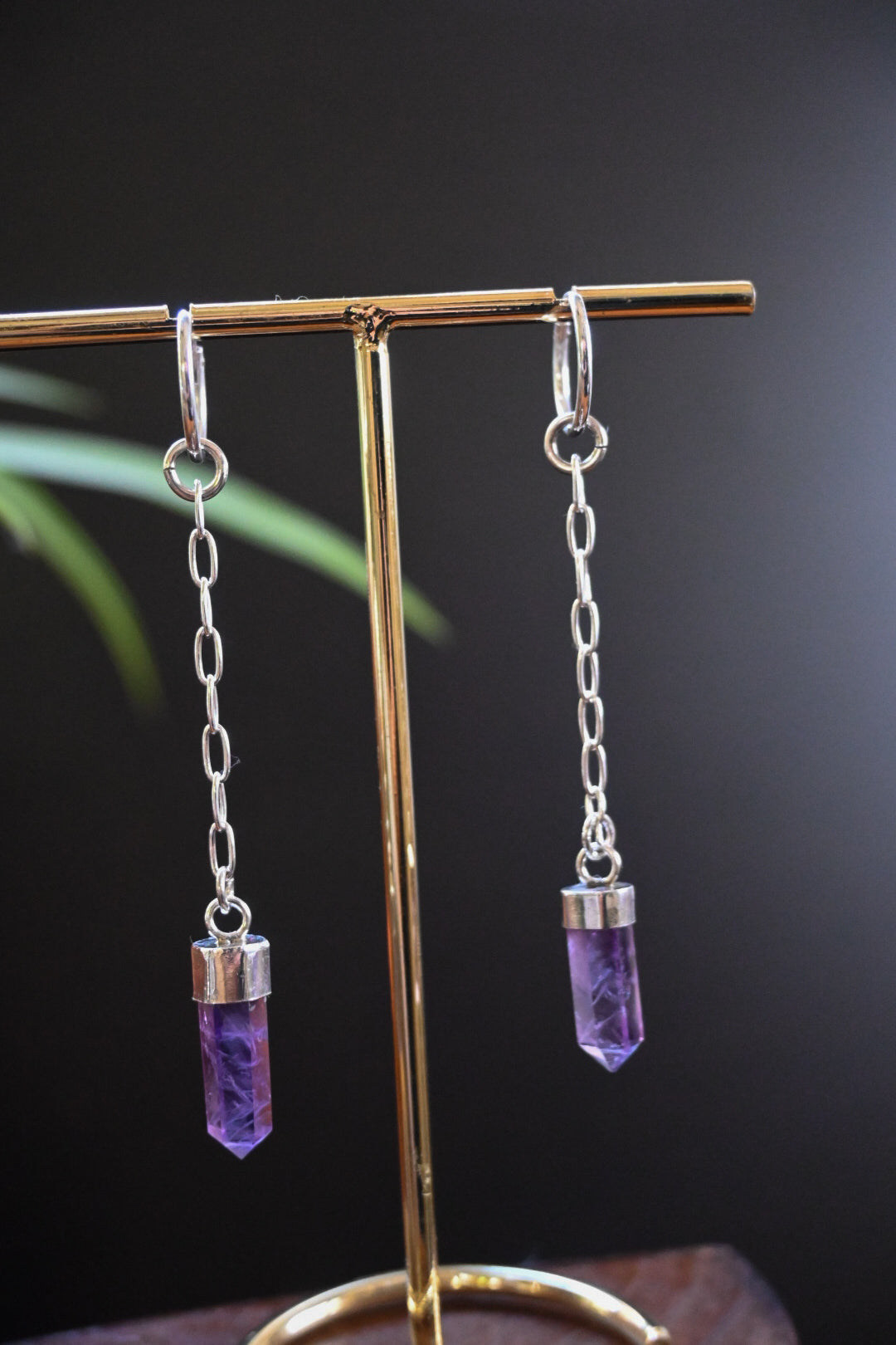 Amatista cadena Gruesa