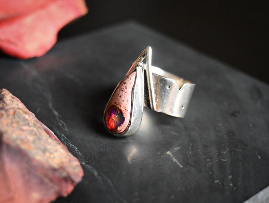 Anillo Triangular Opalo